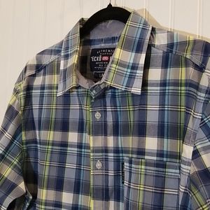 Ecko Unltd plaid button down, L